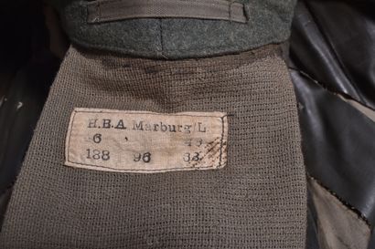 All- Manteau de motocycliste en toile caoutchouté...