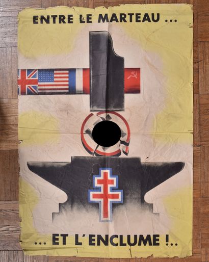 Affiche « Entre le Marteau et l’enclume «...