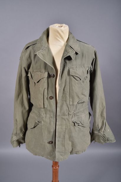 US- Veste Field Jacket M-1943 en coton OD-7....