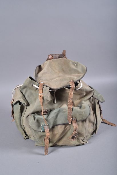 Fr- Sac des troupes de montagne en toile...