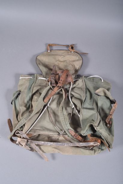 Fr- Sac des troupes de montagne en toile...