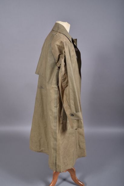 US- Imperméable Raincoat en coton enduit...
