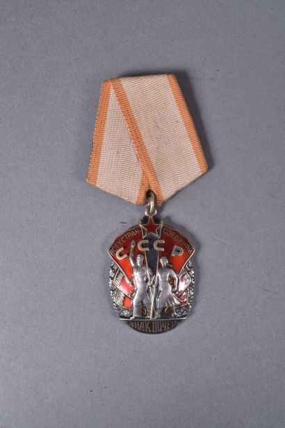 USSR. Order of the Badge of Honor in silver...