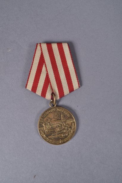 USSR. Medal for the defense of Moscow in...
