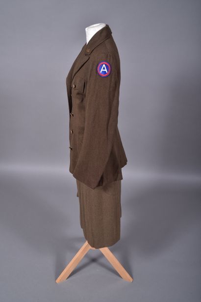 US- Uniforme de WAAC. Veste de service en...