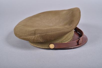 US- Casquette d’officier en laine, avec bandeau...