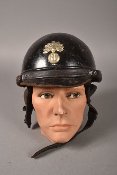 Casque de motocycliste de la Gendarmerie...