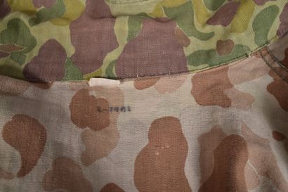 US- Veste de combat en toile HBT bariolée...