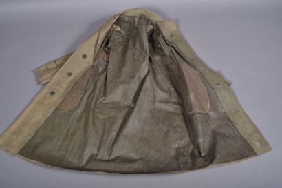 US- Imperméable Raincoat en coton enduit...