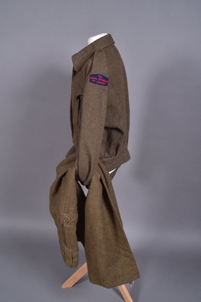 Can- Uniforme Battle dress canadien en laine...