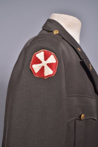 US- Veste de sortie d’officier en gabardine...