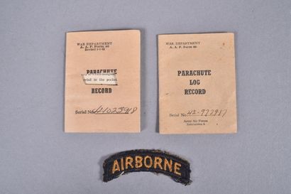 US- Lot de deux petits carnets « Parachute...