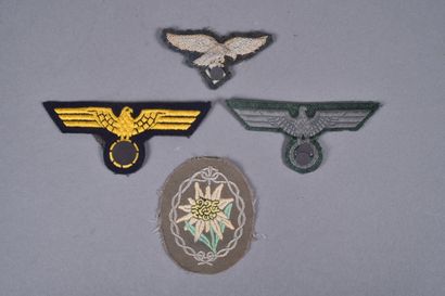 ALL. Set of 3 chest eagles and one sleeve...