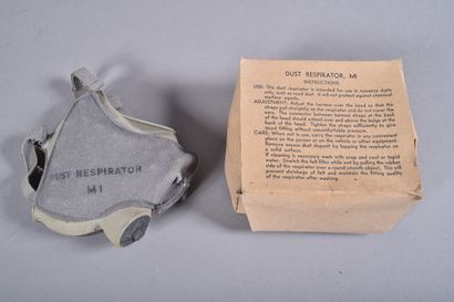 US- Lot : Masque anti-poussière M1, neuf...