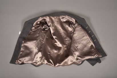 All- Flieger bluse en drap gris, patte d'épaules...