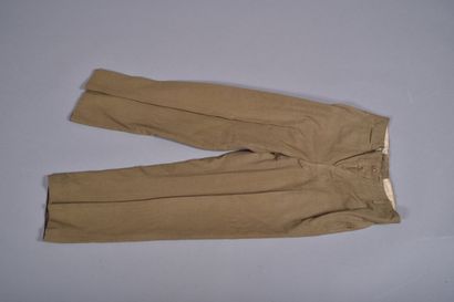 US- Pantalon en laine moutarde M-1937, avec...