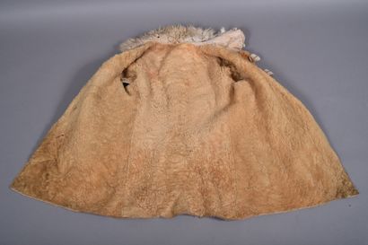 All- Manteau en mouton retourné, fermant...