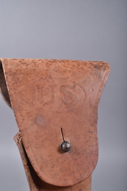 US- Etui pour pistolet Colt 1911A en cuir...