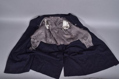 Fr- Capote type 1941 en drap bleu marine...
