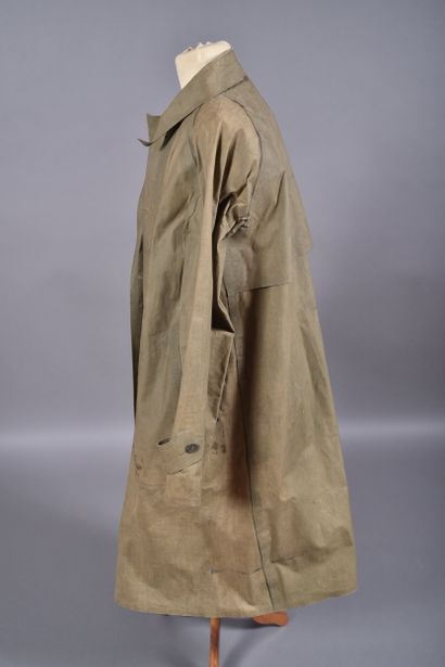 US- Imperméable Raincoat en coton enduit...