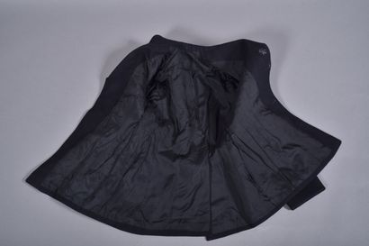 Fr- Veste 4 poches en drap de laine bleu...