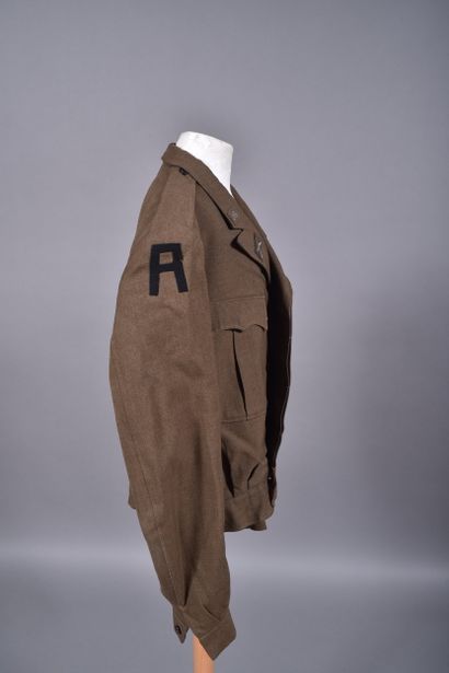 US- Blouson Ike Jacket en serge de laine...