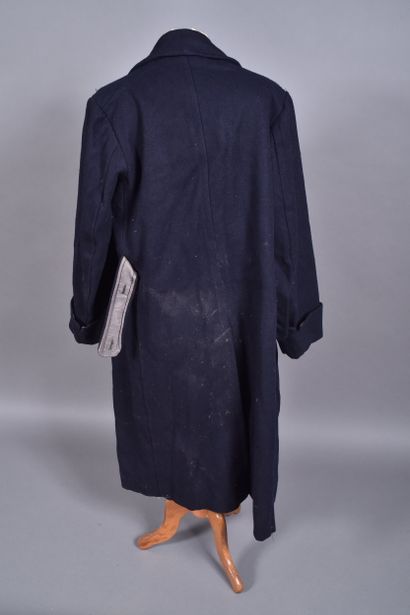 Fr- Capote type 1941 en drap bleu marine...