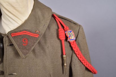 Uniforme de Zouave : vareuse modèle 1938...