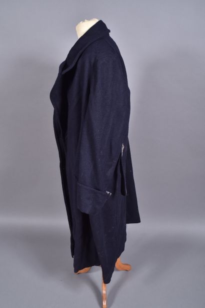 Fr- Capote type 1941 en drap bleu marine...