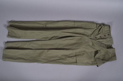 US- Pantalon de treillis en toile HBT à deux...