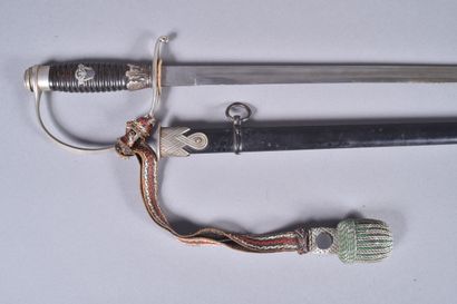 All. Sabre de la Police. Fusée en corne avec...