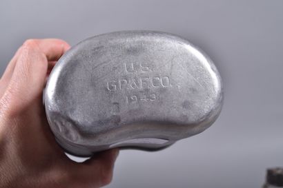US-Trois bidons M-1910 en inox : Vollrath...