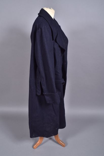 Fr- Capote type 1941 en drap bleu marine...