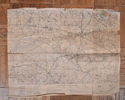 Carte d’état-major d’origine anglo-américaine...