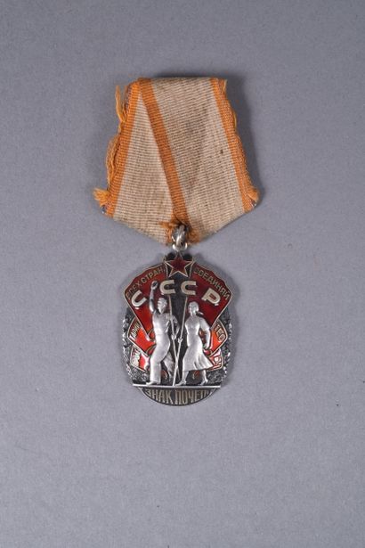 USSR. Order of the Badge of Honor in silver...