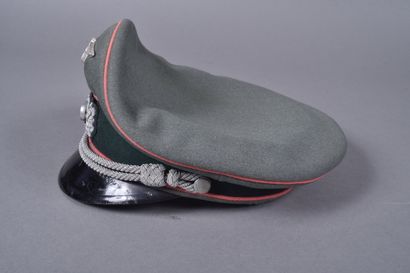 ALL. Casquette d’officier Panzer. En drap...