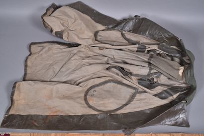 All- Manteau de motocycliste en toile caoutchouté...