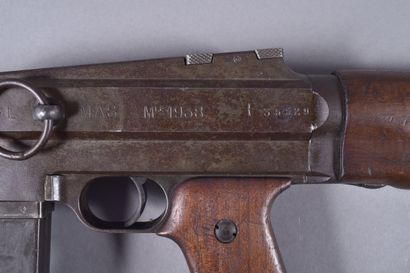 Pistolet Mitrailleur MAS 1938. Cal 7,65 Browning...