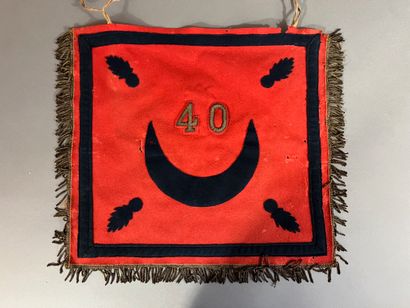 FR- Pennant or trumpet flame of the 40th...