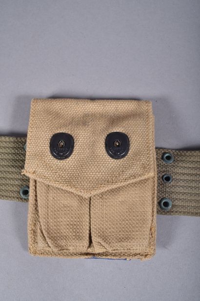 US- Ceinturon M-1936 en toile OD7 daté H.M....