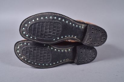 US- Paire de brodequins de type 1943 en cuir...