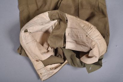US- Pantalon en laine moutarde M-1937, avec...