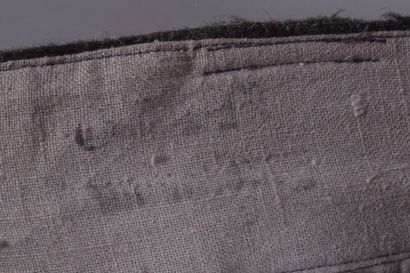 All. Pantalon de troupe en drap feldgrau,...