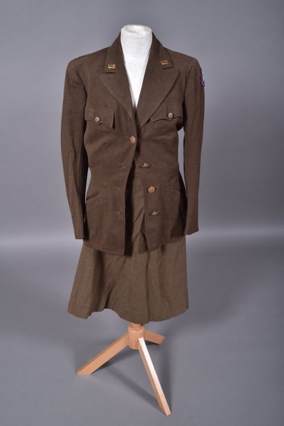 US- Uniforme de WAAC. Veste de service en...