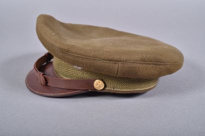 US- Casquette d’officier en laine, avec bandeau...