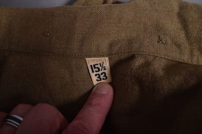 US- Chemise en laine moutarde. Reste d’étiquette....