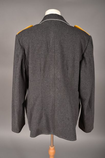 All- Flieger bluse en drap gris, patte d'épaules...