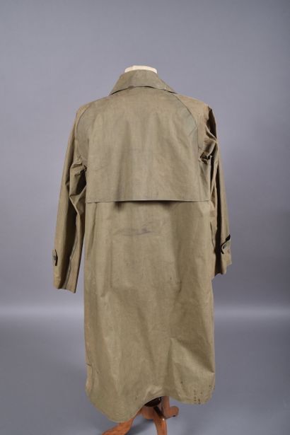 US- Imperméable Raincoat en coton enduit...