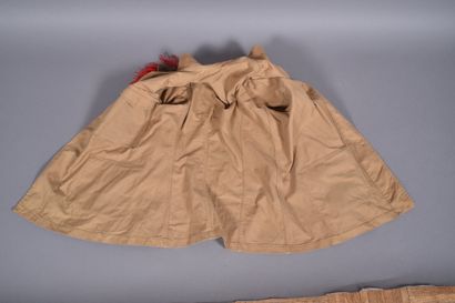Fr- Vareuse type 1921/35 en toile kaki clair...