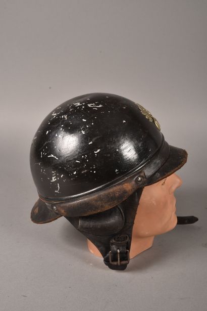 Casque de motocycliste de la Gendarmerie...